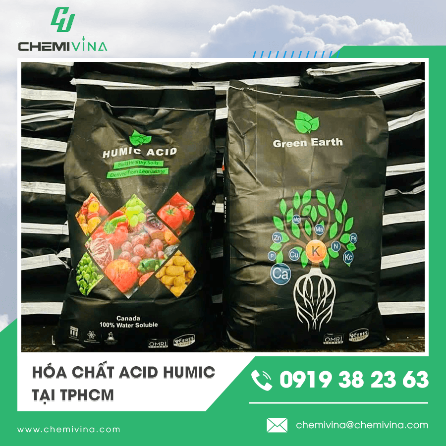 HÓA CHẤT ACID HUMIC TẠI TPHCM - GIẢI PHÁP HỖ TRỢ NÔNG NGHIỆP VÀ XỬ LÝ MÔI TRƯỜNG HIỆU QUẢ