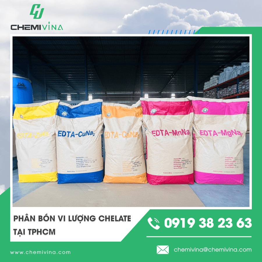 PHÂN BÓN VI LƯỢNG CHELATE TẠI TPHCM GIÚP CÂY HẤP THU DINH DƯỠNG TỐT HƠN
