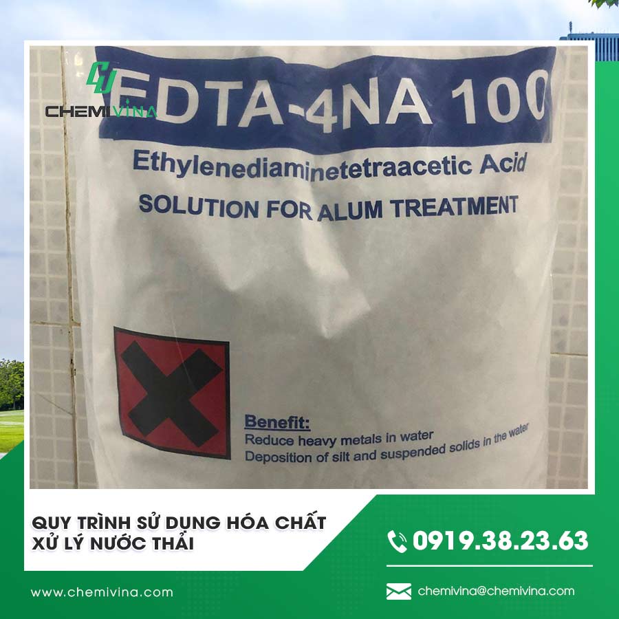Quy trình sử dụng hóa chất xử lý nước thải